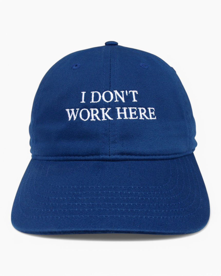 IDEA I Don't Work Here Şapka Royal Blue/White