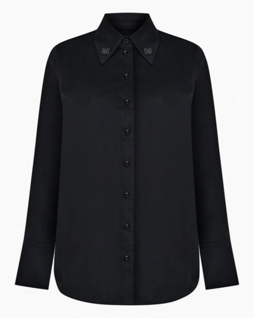 Knitology Masculine Ever Kadın Gömlek Black