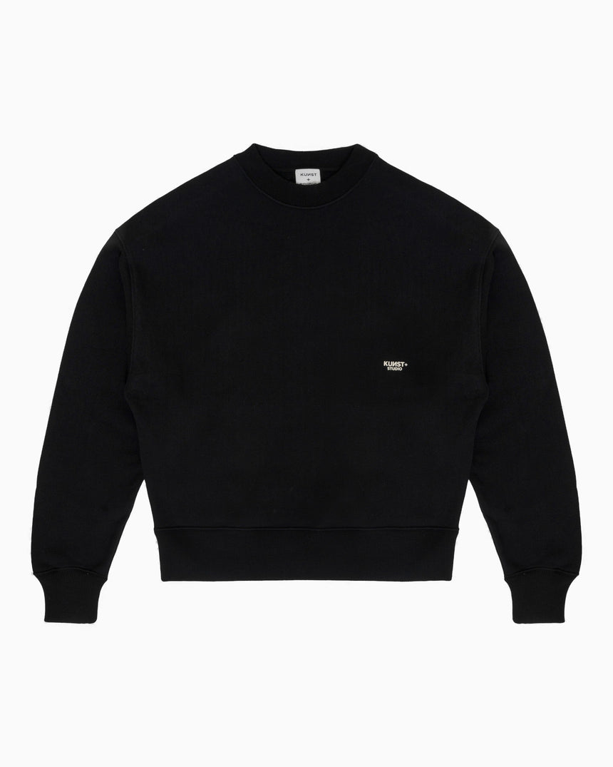 KUNST STUDIO Oversize Heavyweight Sweatshirt Black