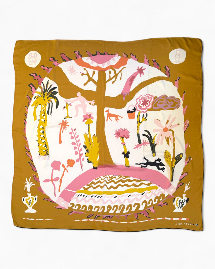 Lar Studio Boon 135x135 Fular Gold