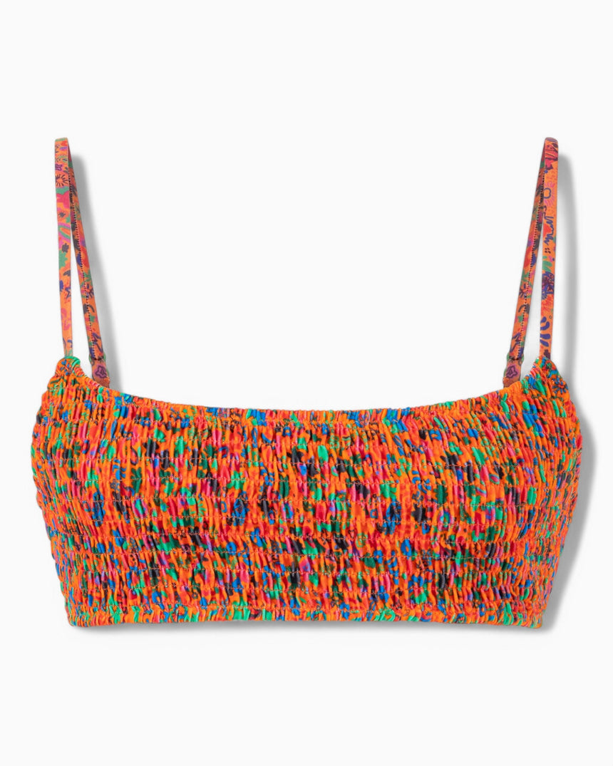 Lar Studio Les Fleurs Bikini Üstü Multicolor