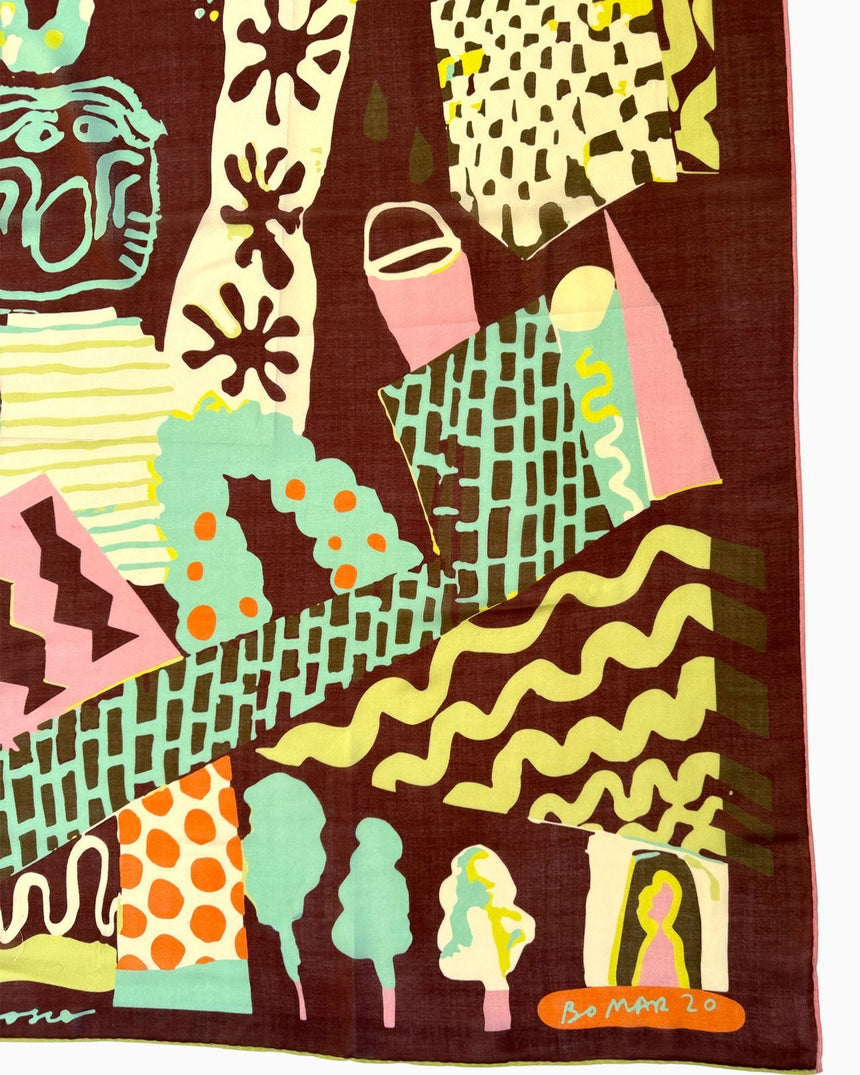 Lar Studio Sacro Bosco Wool 130x130 Fular