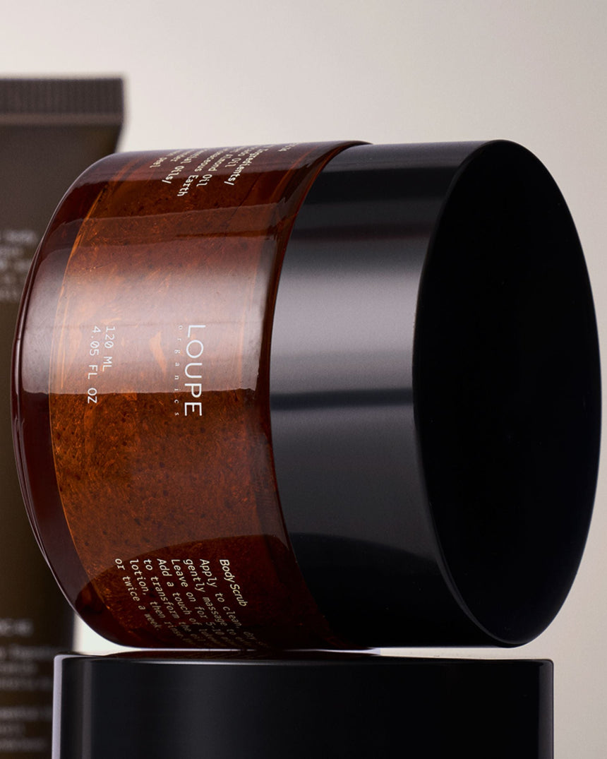 Loupe BDS74 - Sertifikalı Organik Body Scrub | Lavanta-Adaçayı-Limon Kabuğu Yağı
