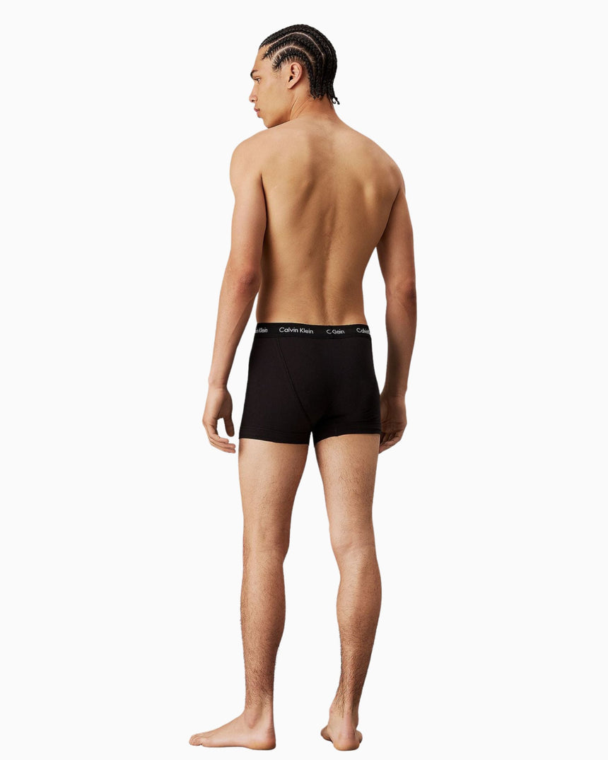 Calvin Klein Low Rise Trunk 3PK Cotton Stretch - Erkek