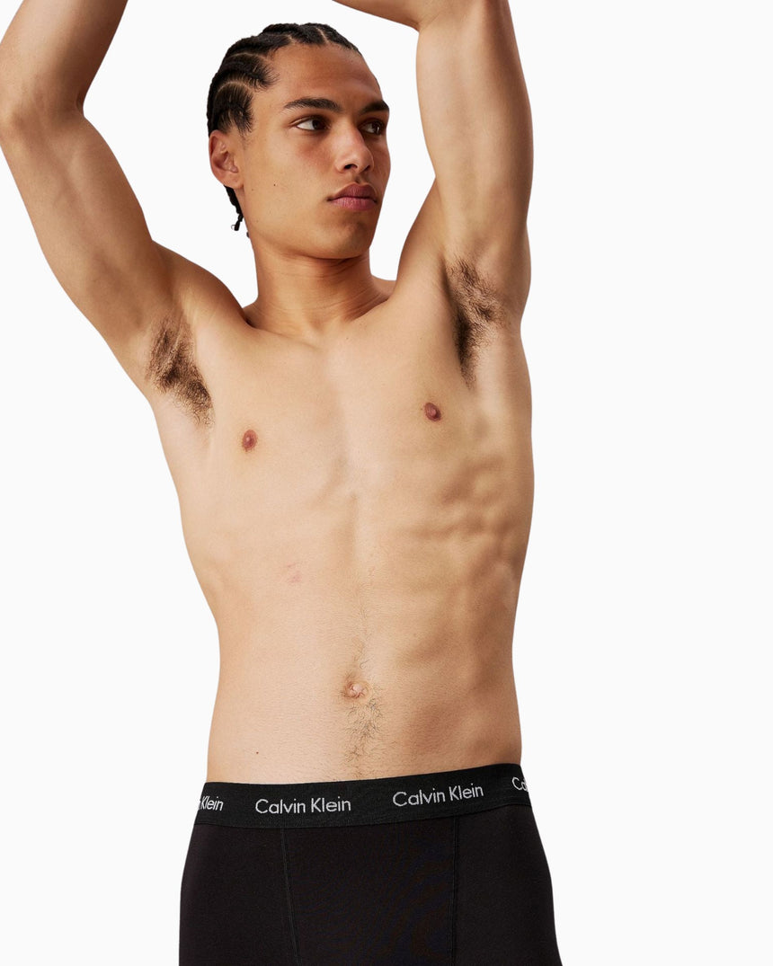 Calvin Klein Low Rise Trunk 3PK Cotton Stretch - Erkek