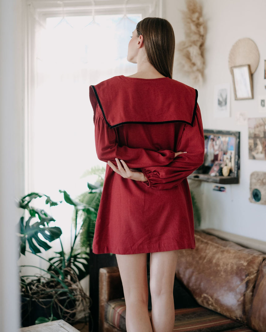 Mama in Love Velvet Kadın Elbise