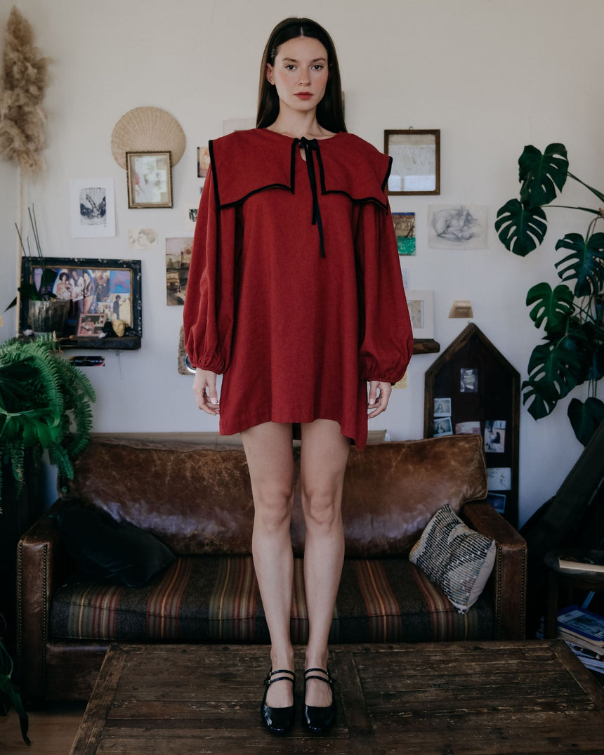 Mama in Love Velvet Kadın Elbise