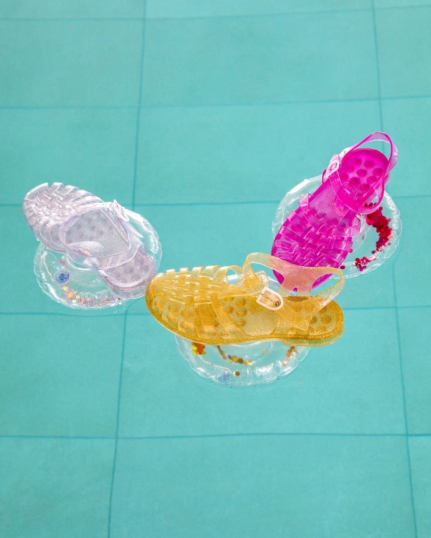 Meduse Sun Kadın Sandalet Rose Paillete