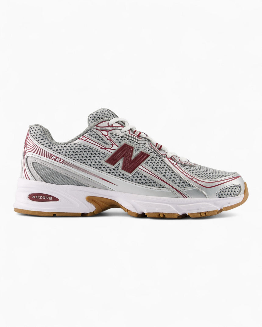 New Balance 740 Kadın Sneaker Slate Grey / Monarch Burgundy