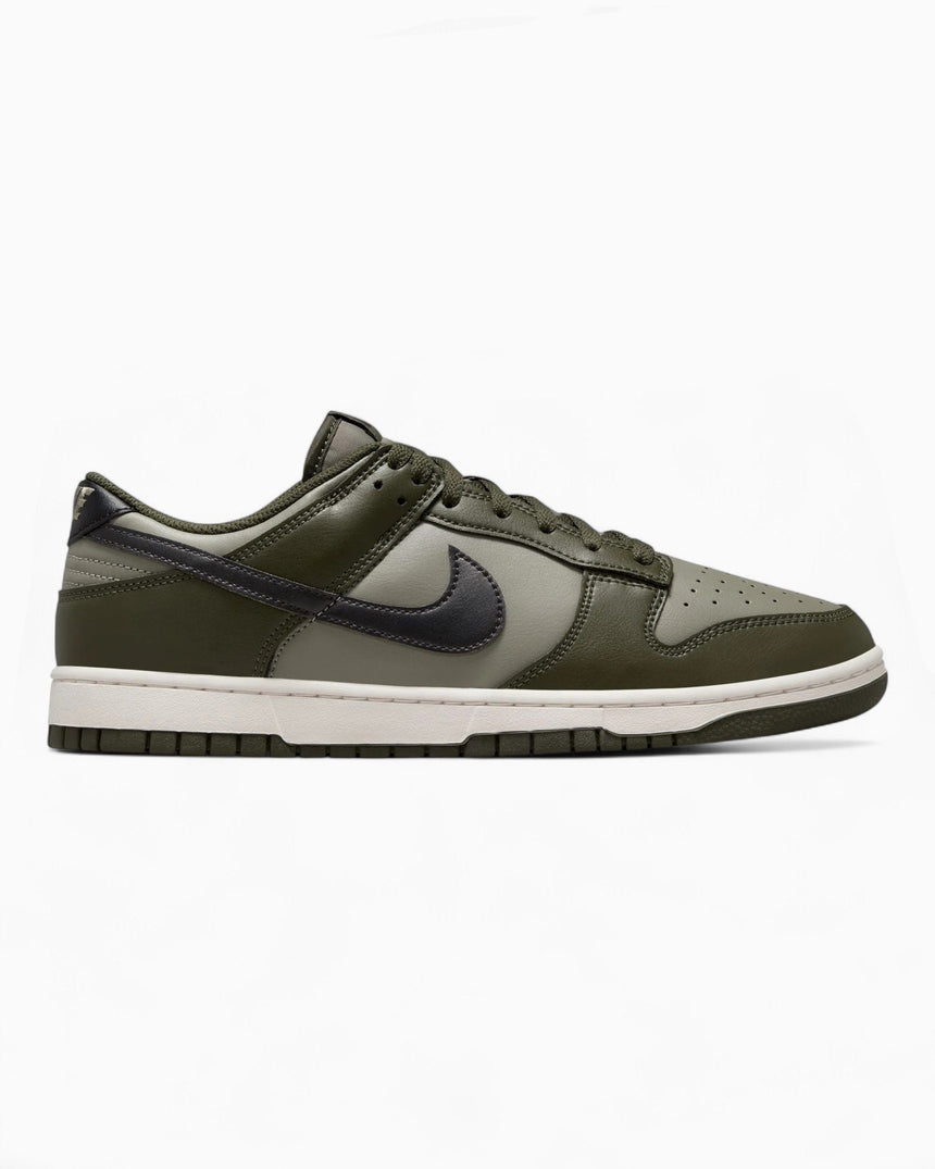 Nike Dunk Low Retro Sneaker Light Silver/White-Light Army-Sail