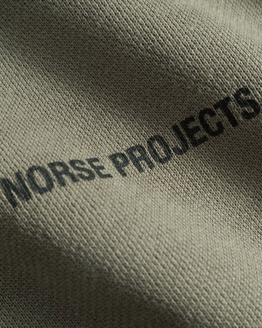Norse Projects Arne Relaxed Organic Logo Erkek Sweatshirt