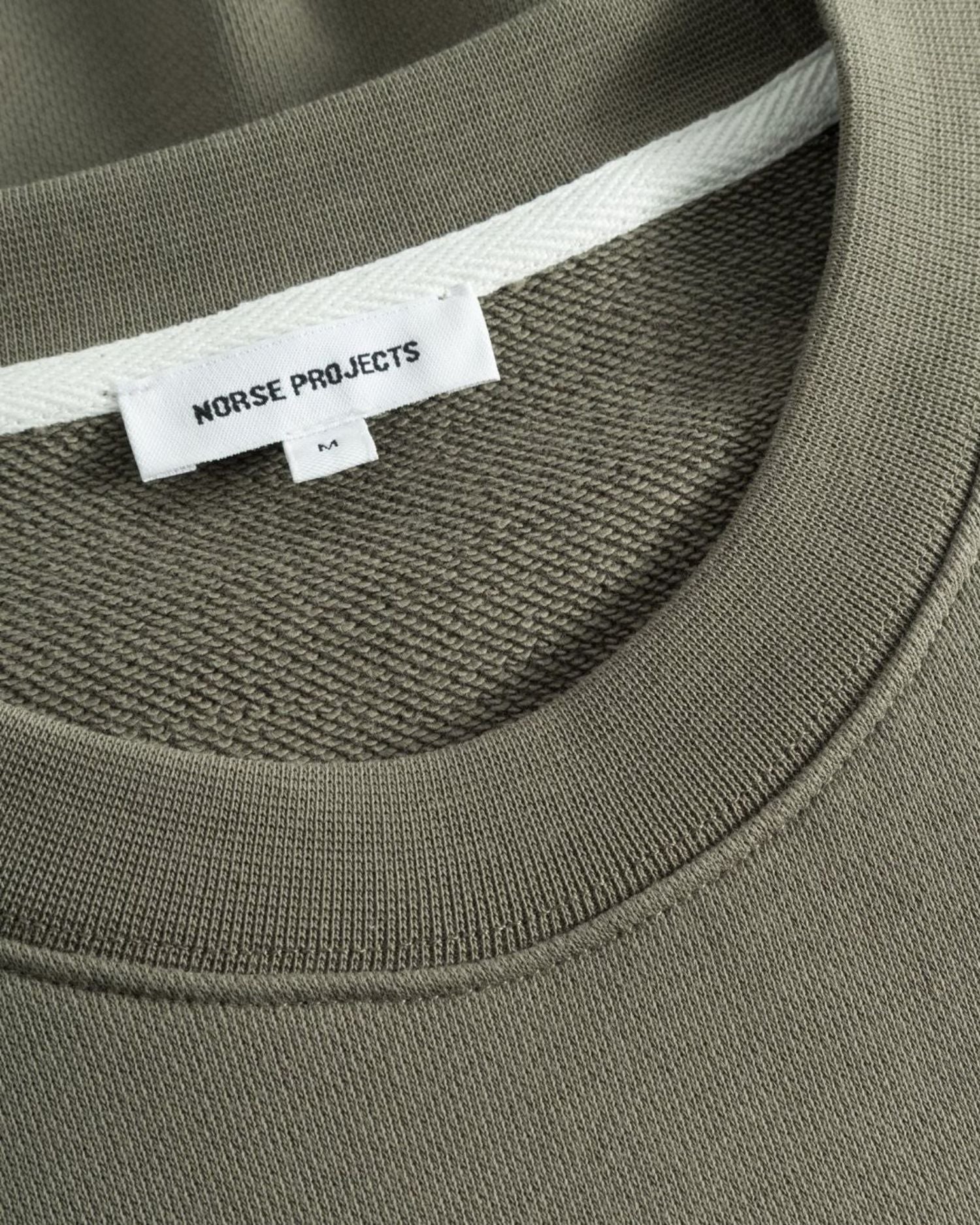 Norse Projects Arne Relaxed Organic Logo Erkek Sweatshirt