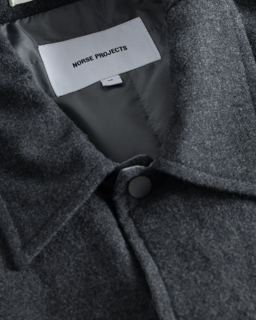 Norse Projects Hjalmer Insulated Wool Erkek Gömlek Ceket