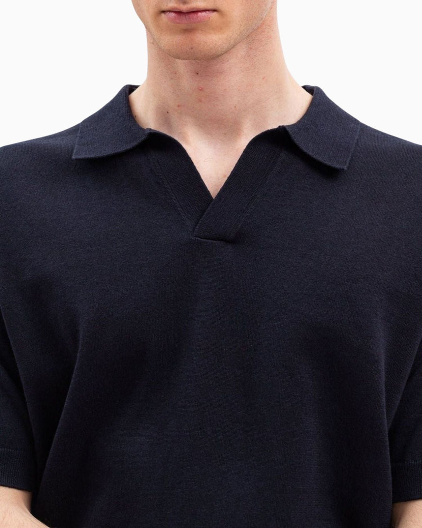 Norse Projects Leif Cotton Linen Polo T-Shirt