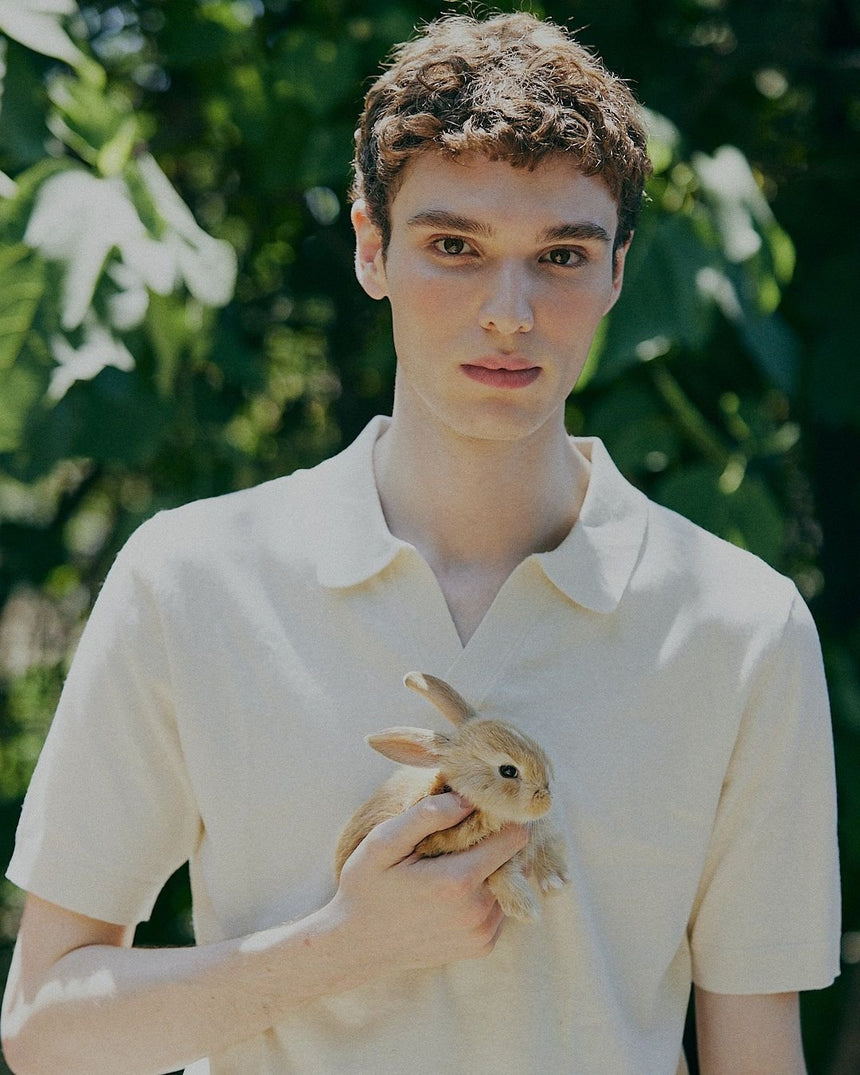 Norse Projects Leif Cotton Linen Polo T-Shirt