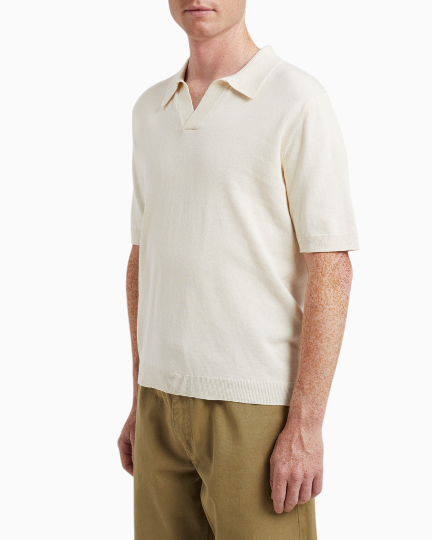 Norse Projects Leif Cotton Linen Polo T-Shirt