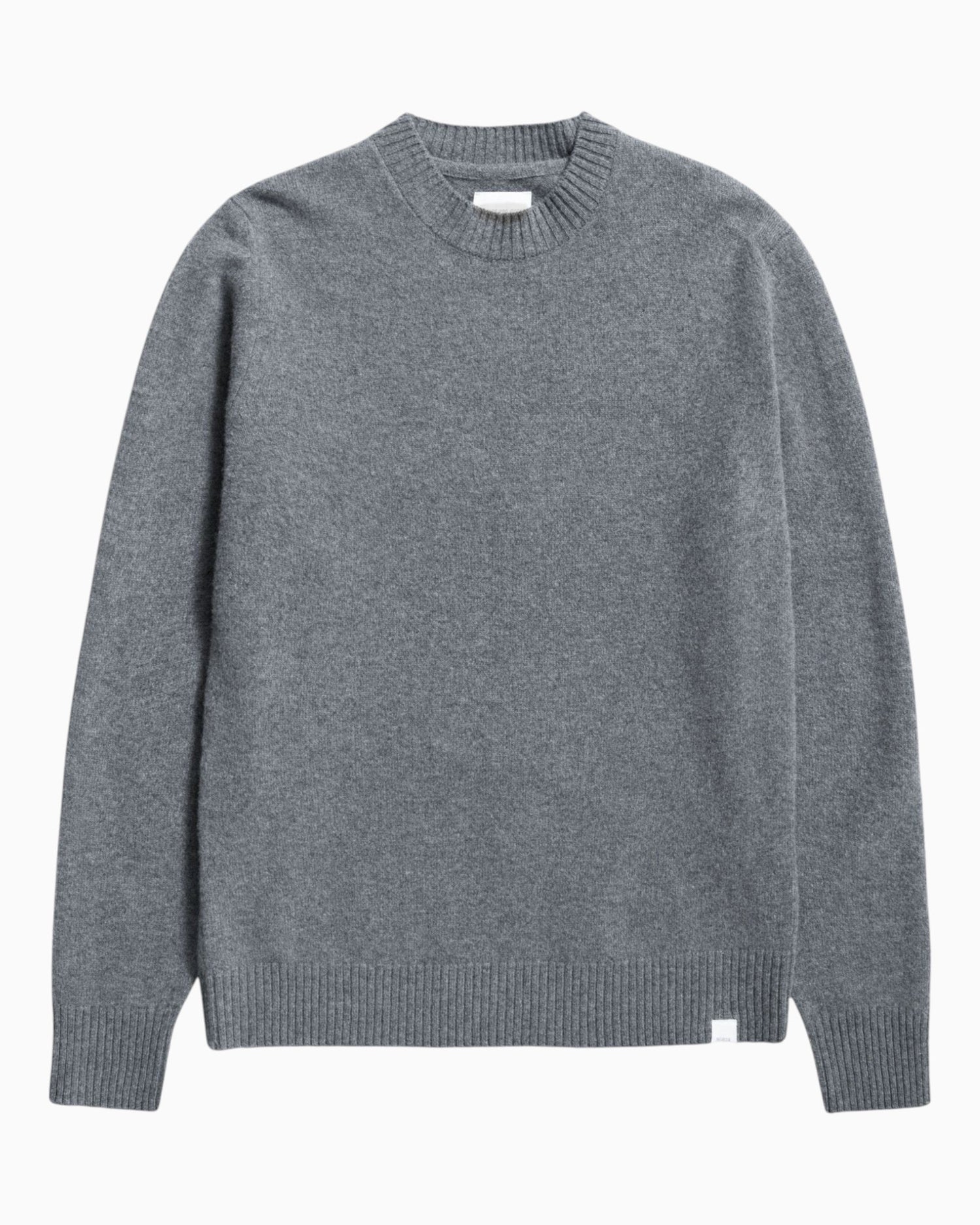 Norse Projects Norse Standard Merino Lambswool Erkek Kazak Grey Melange