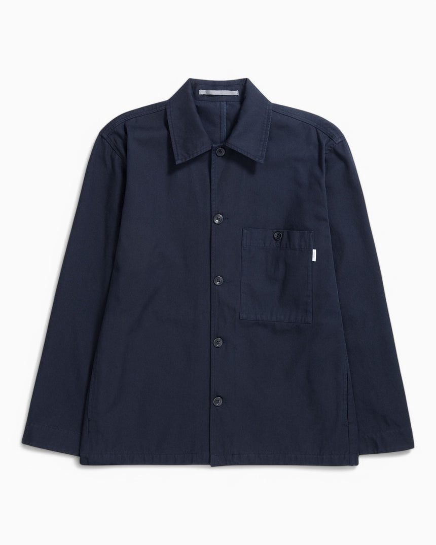 Norse Projects Norse Standard Twill Erkek Gömlek Ceket Dark Navy