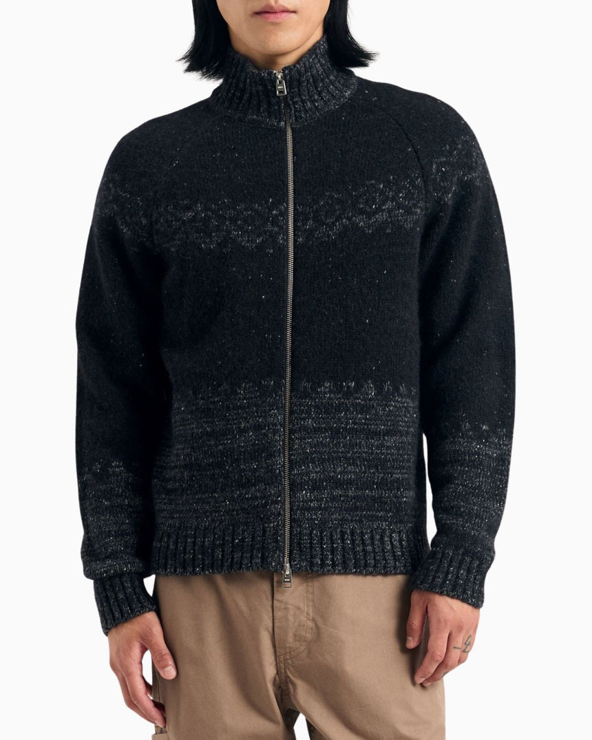Norse Projects Ulf Full Zip Fairisle Cardigan