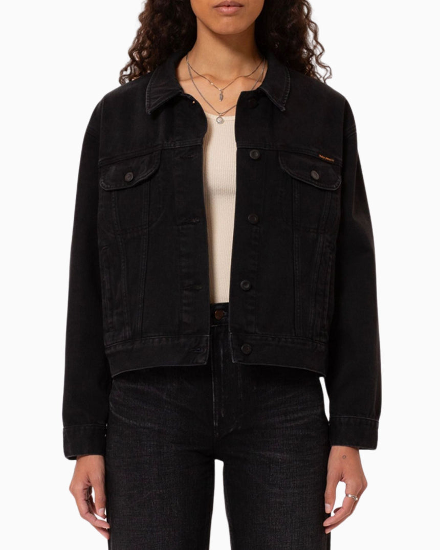 Nudie Jeans Berit Denim Jacket Asphalt