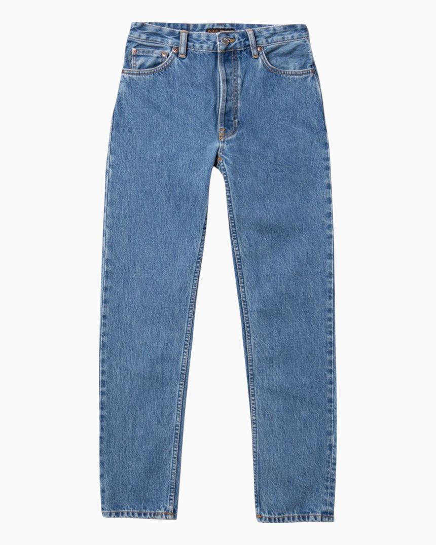 Nudie Jeans Breezy Britt Casual Blue Kadın Jean Pantolon Casual Blue