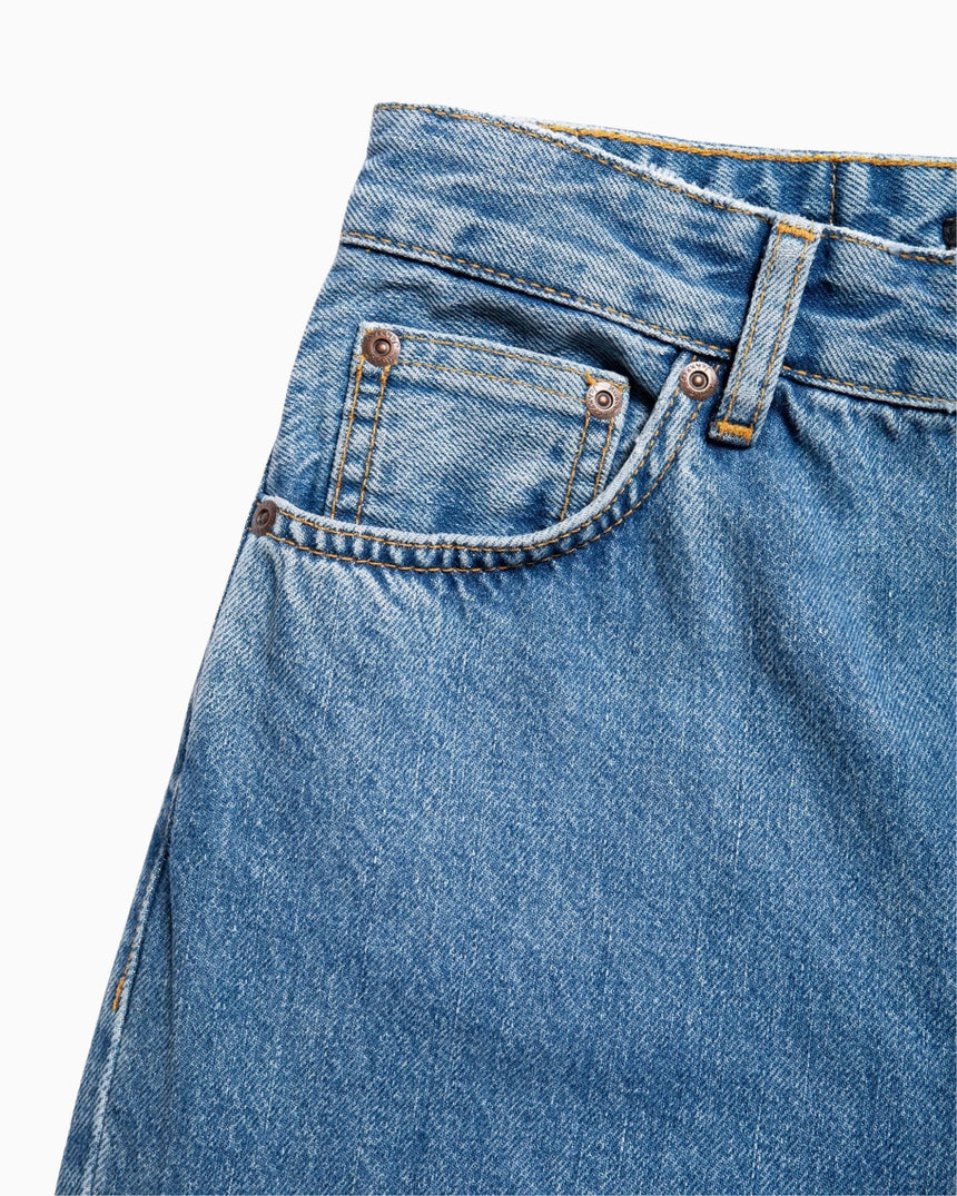 Nudie Jeans Breezy Britt Casual Blue Kadın Jean Pantolon