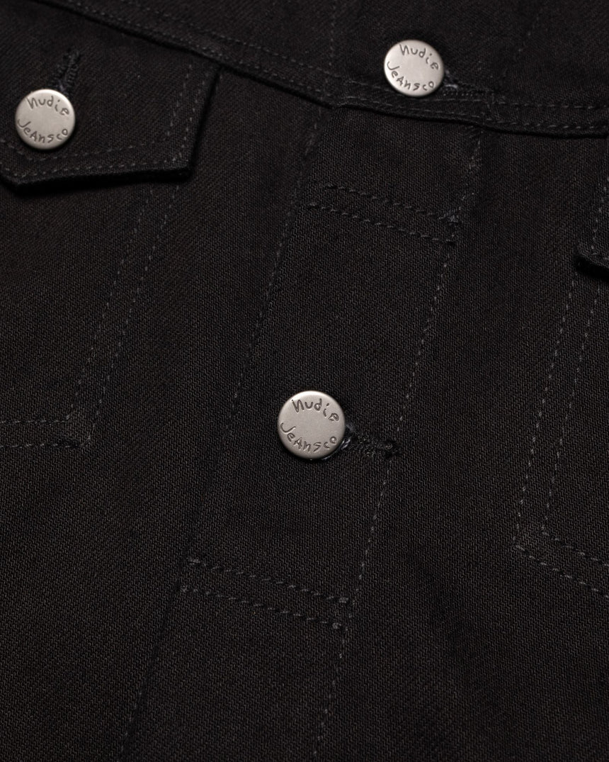 Nudie Jeans Conny Denim Dry Black Tar Erkek Ceket