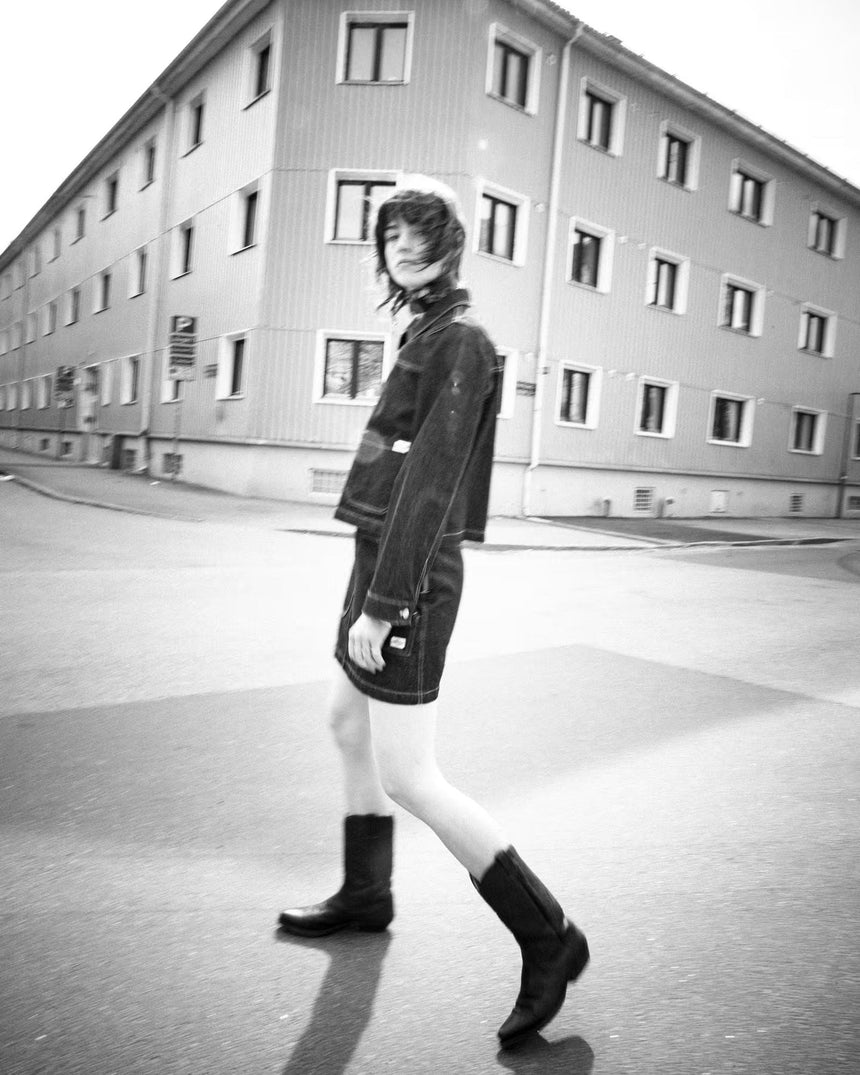 Nudie Jeans Elvy Workwear Kadın Denim Etek