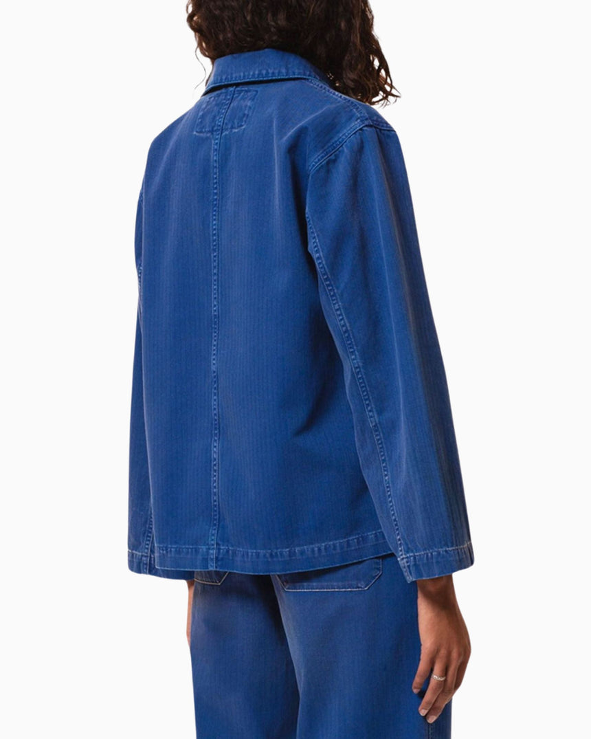 Nudie Jeans Lovis Herringbone Denim Kadın Ceket