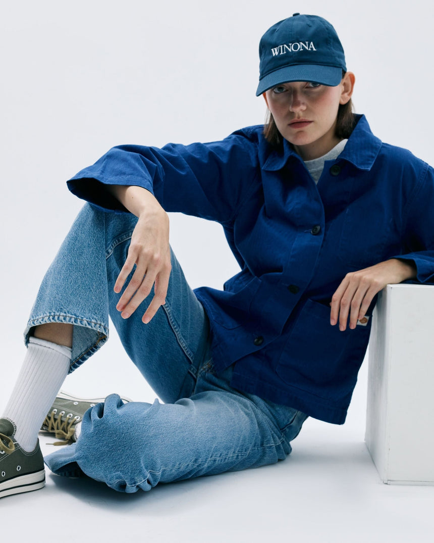 Nudie Jeans Lovis Herringbone Denim Kadın Ceket