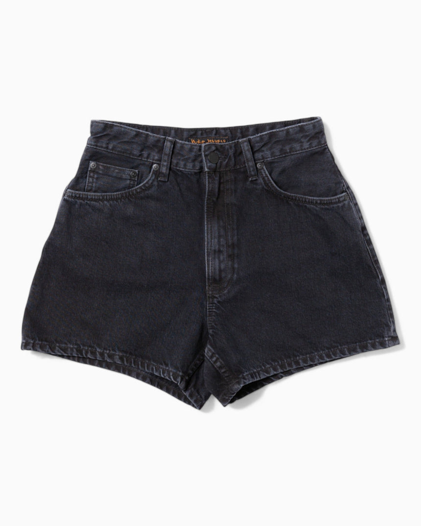Nudie Jeans Maeve Denim Kadın Şort Smooth Black