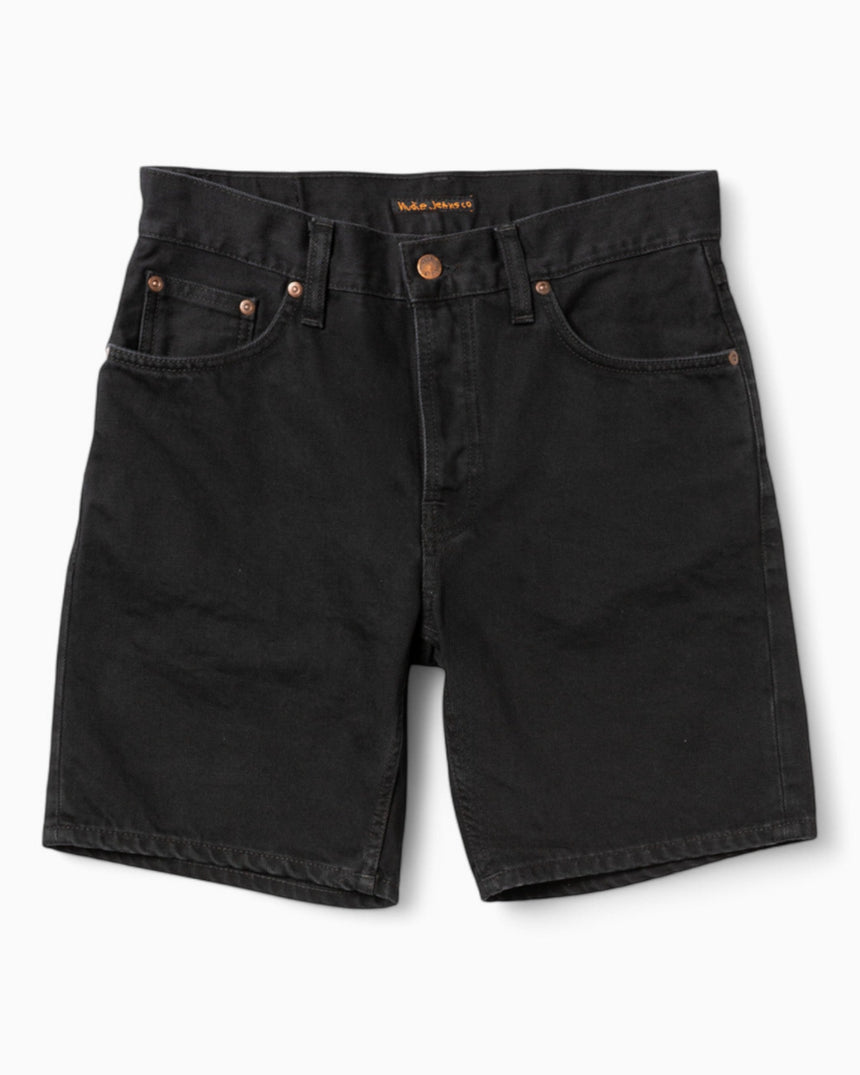Nudie Jeans Seth Erkek Denim Şort Aged Black