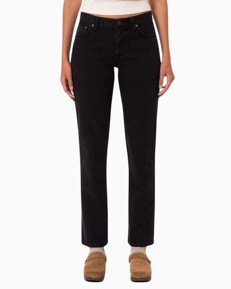 Nudie Jeans Shady Sadie Aged Black Kadın Jean Pantolon