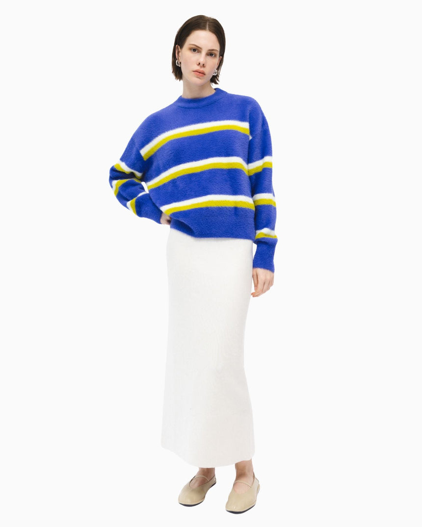 PEMY Cuddle Çizgili Triko Kazak