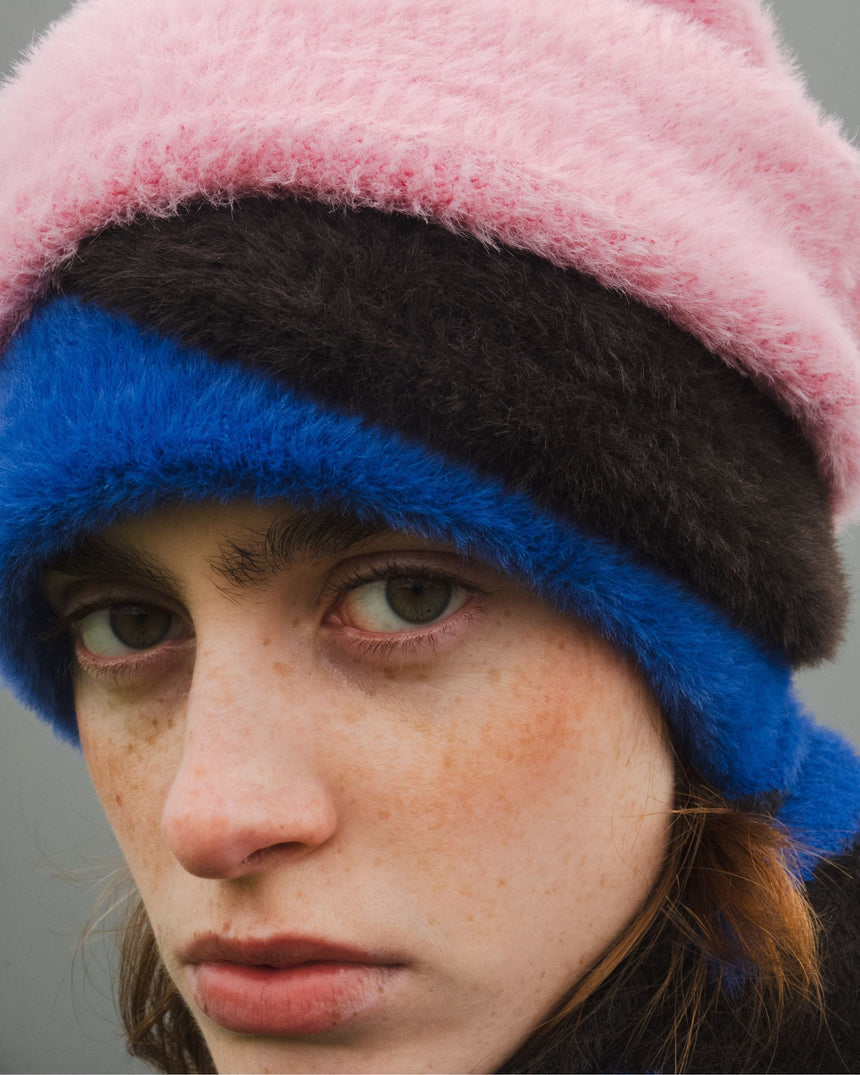 PEMY Tüylü Triko Bere