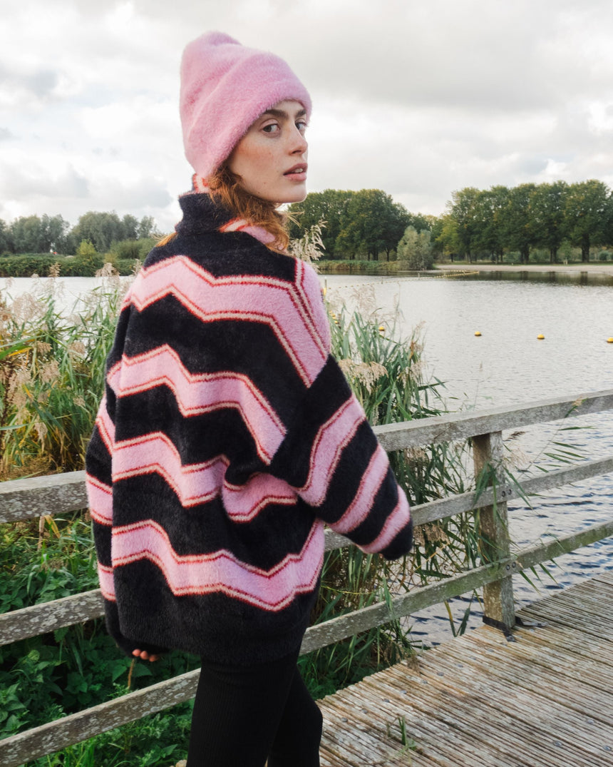 PEMY Tüylü Triko Bere