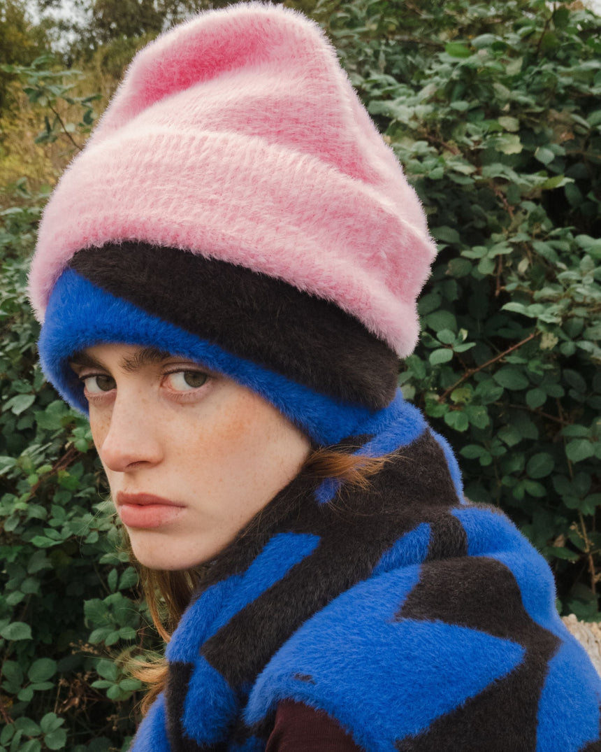 PEMY Tüylü Triko Bere