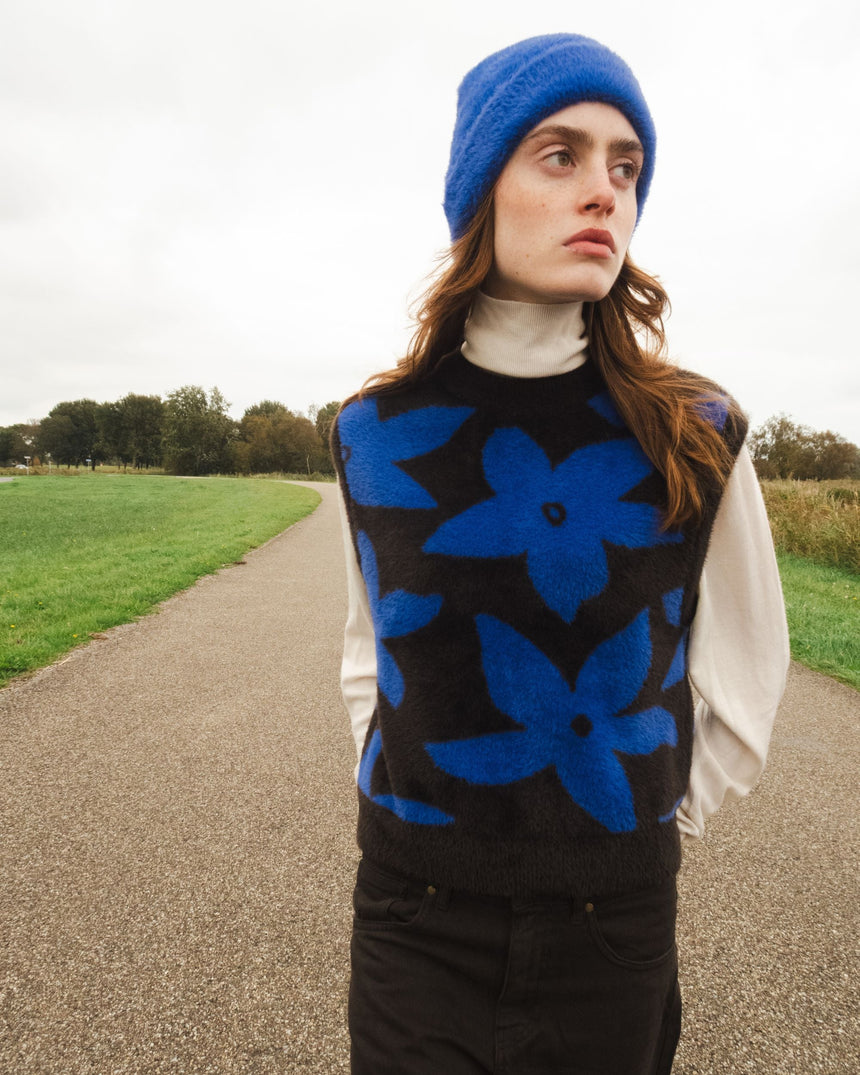 PEMY Tüylü Triko Bere