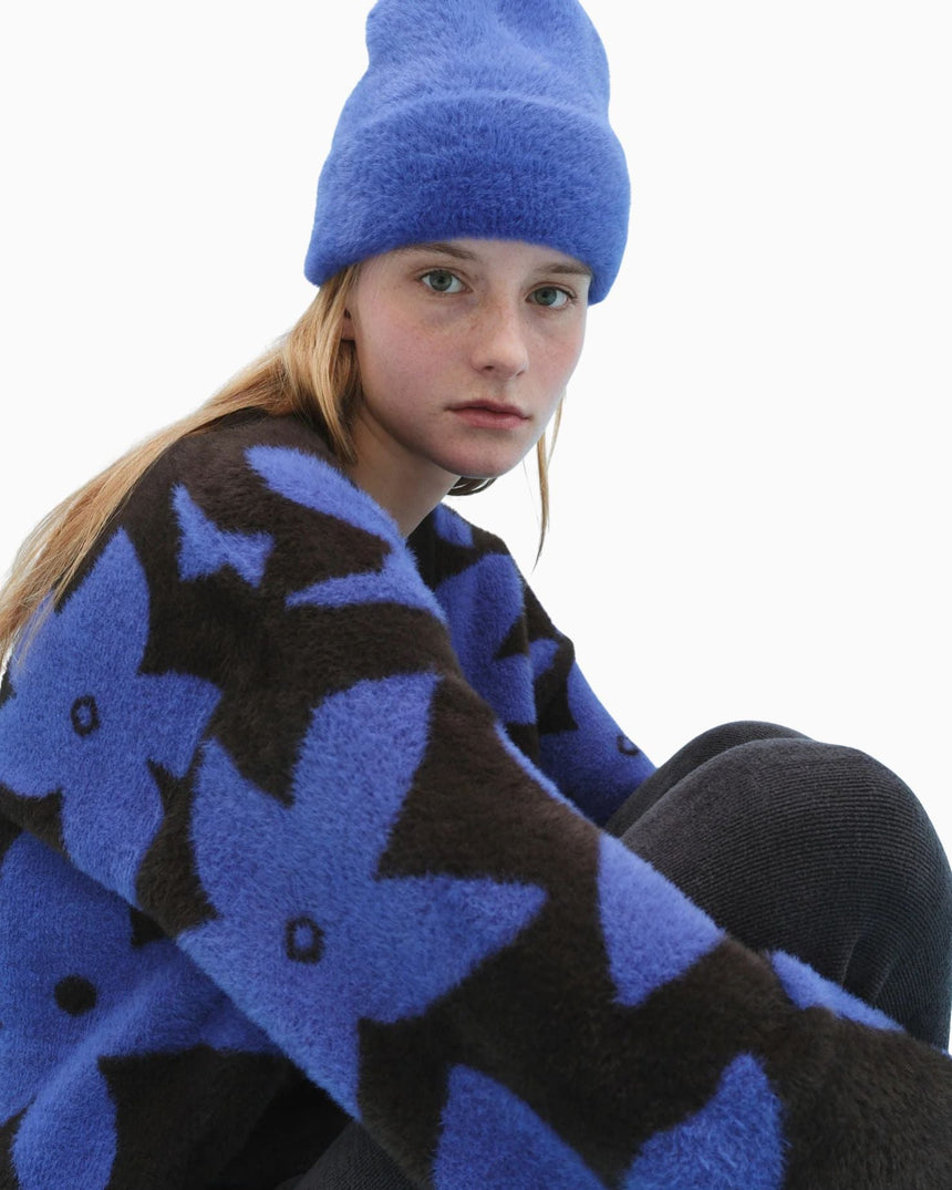 PEMY Tüylü Triko Bere