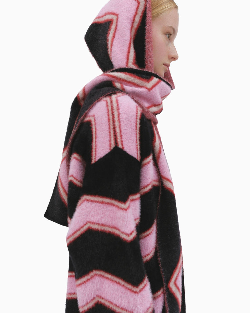 PEMY Zigzag Triko Atkı