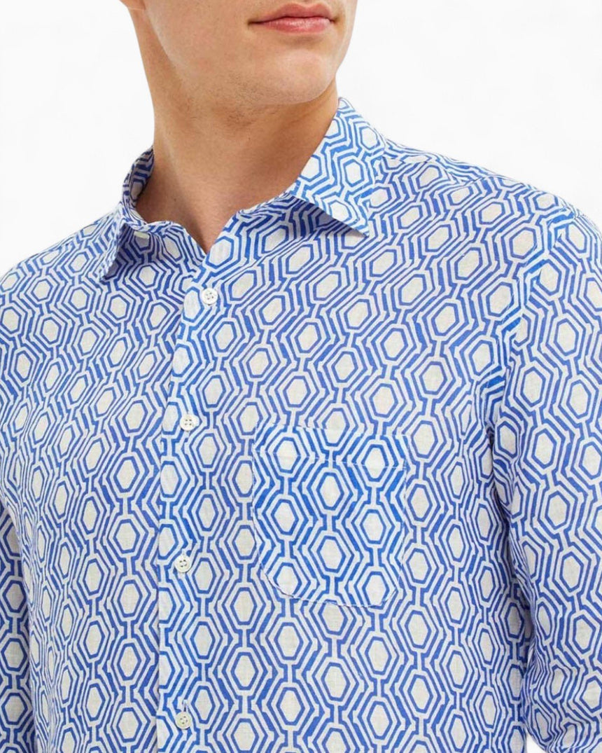 Peninsula Gallipoli Erkek Keten Gömlek