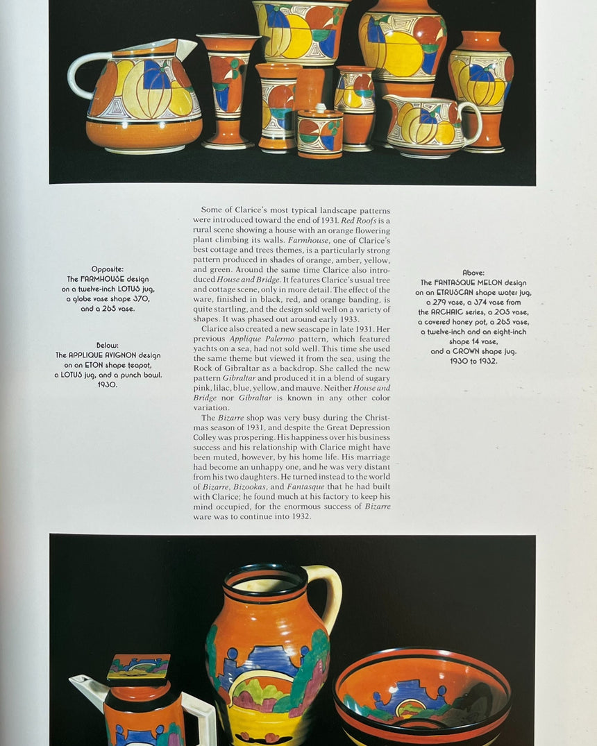 Pestil Books for vitruta Clarice Cliff: The Bizarre Affair