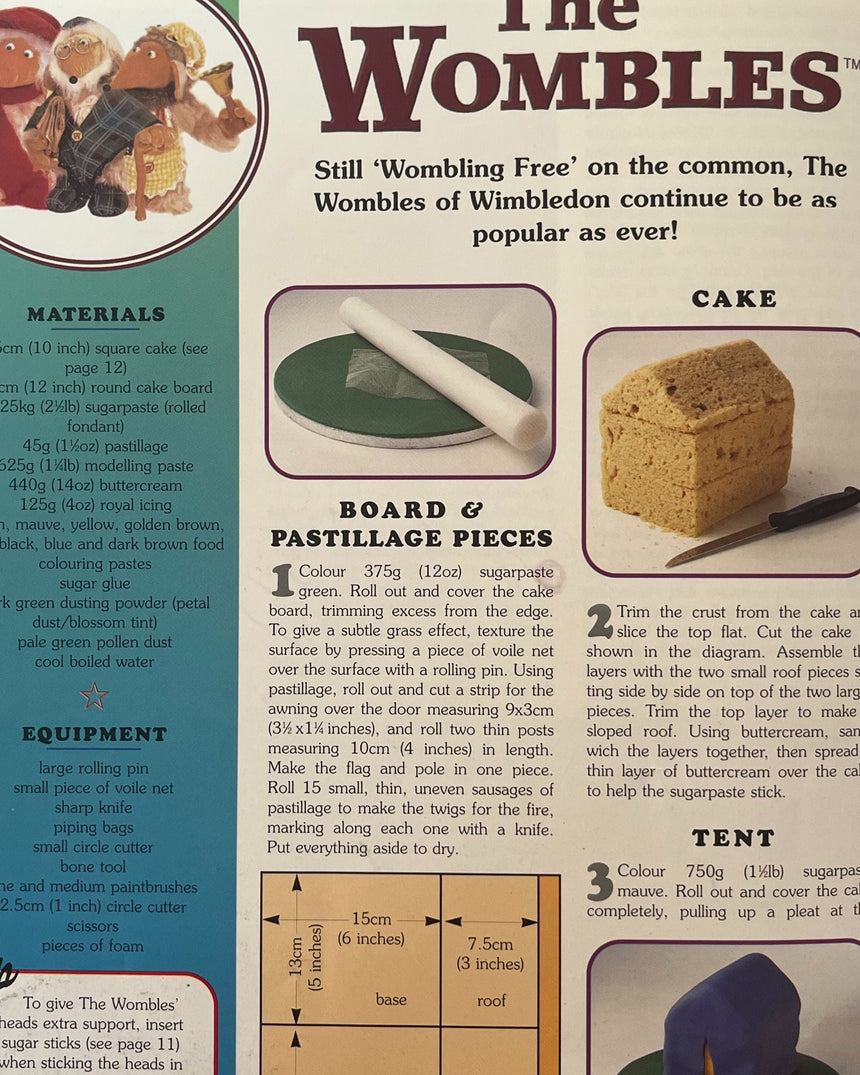 Pestil Books for vitruta Loveable Character Cakes