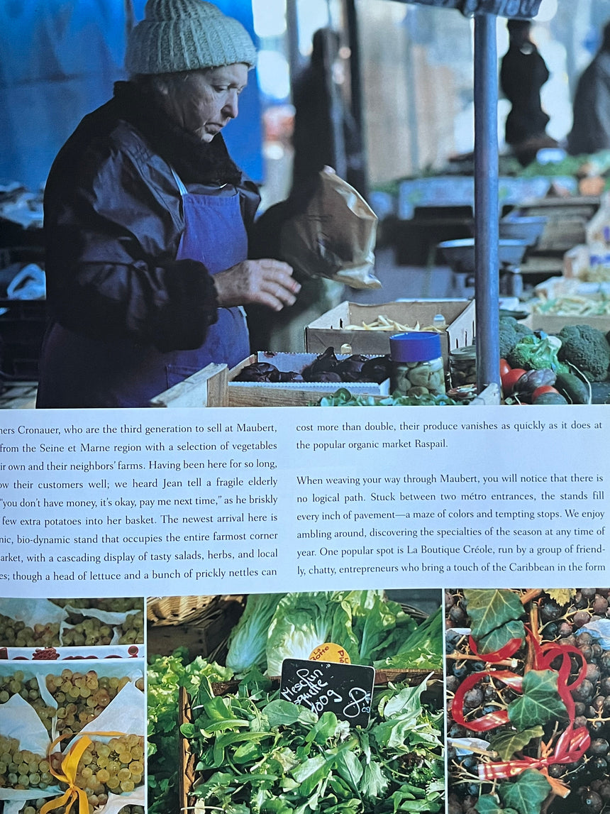 Pestil Books for vitruta Paris in a Basket: Markets - The Food and the People