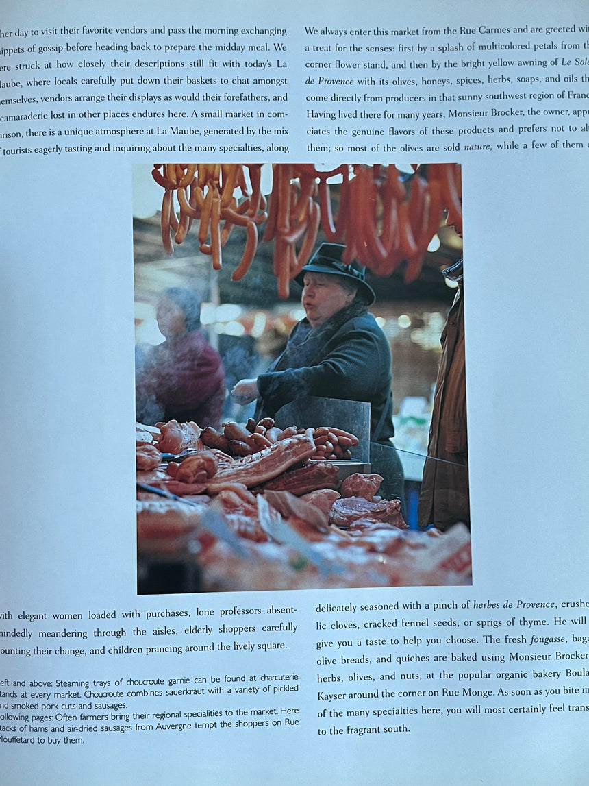 Pestil Books for vitruta Paris in a Basket: Markets - The Food and the People