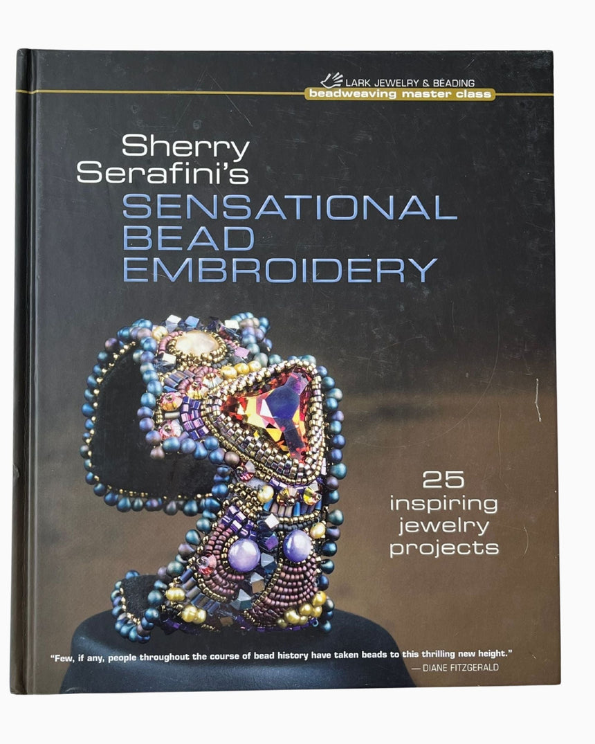 Pestil Books for vitruta Sherry Serafinis Sensational Bead Embroidery 25 Inspiring Jewelry Projects