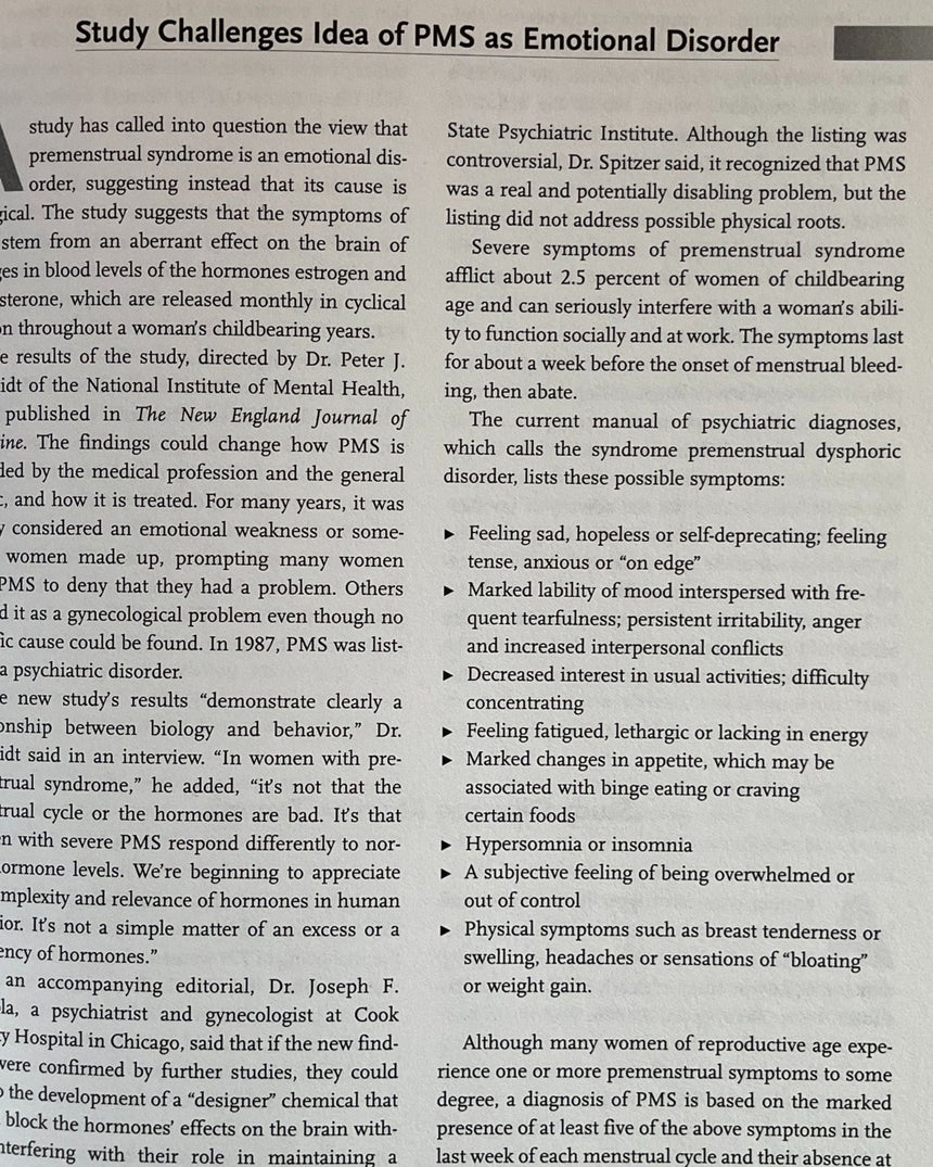 Pestil Books for vitruta The New York Times Book of Women's Health