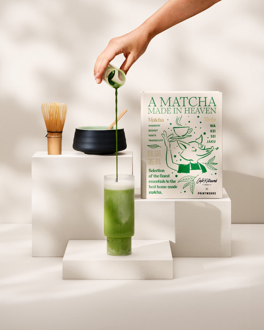 CAFE KITSUNÉ X Printworks Matcha Hazırlama Seti