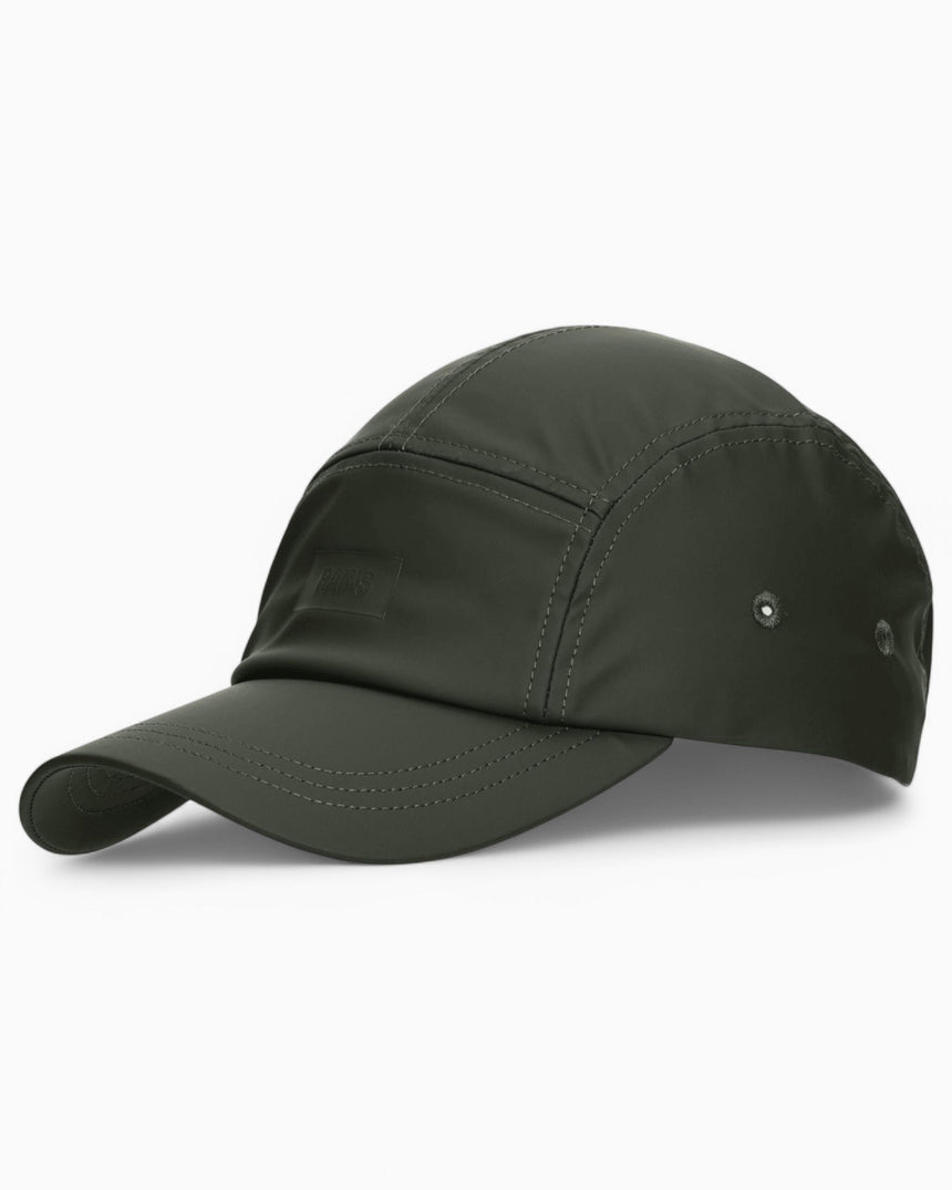 Rains 5 Panel Cap Green