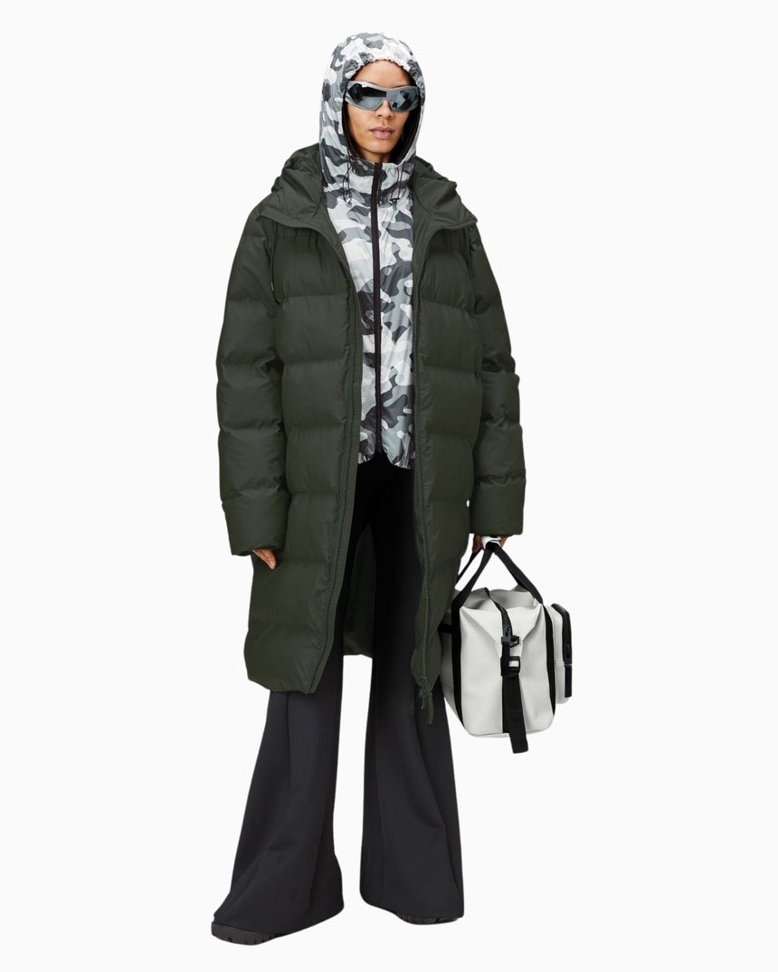 Rains Alta Long Puffer Jacket